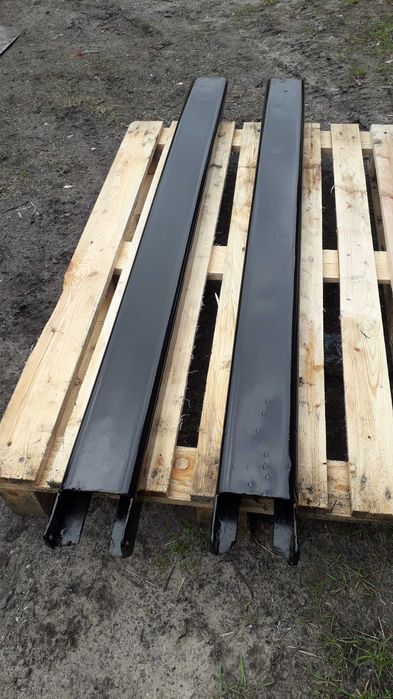 przedluzki widel nakladki na widly 140cm wozek widlowy ciagnik tur 1,4