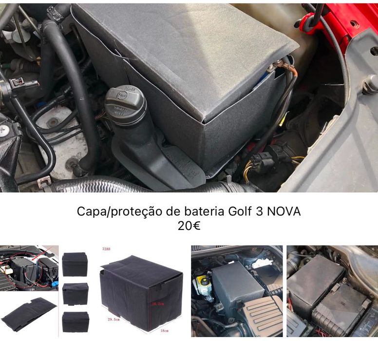 Peças NOVAS Golf 3 (Porta copos USA reservatório clips centros jantes)
