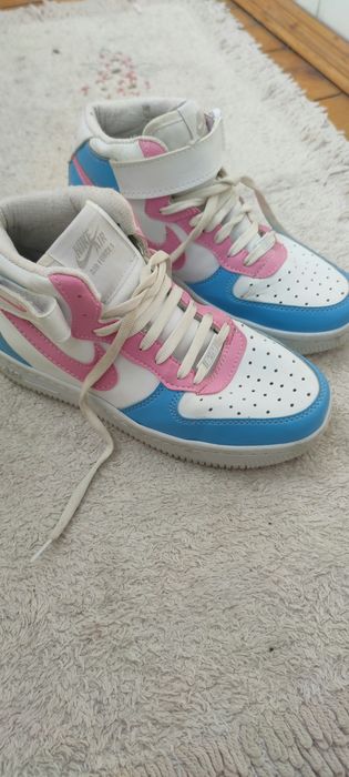 Nike air force 1 39р рожево блакитні оригінал