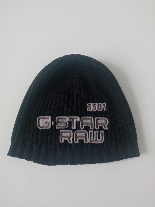 G-Star Raw czarna męska czapka r uniwer