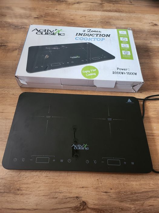 Płyta indukcyjna Activ Cuisine,dwa pola grzewcze,jak nowa