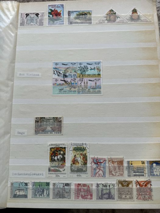 Znaczki klaser komplet