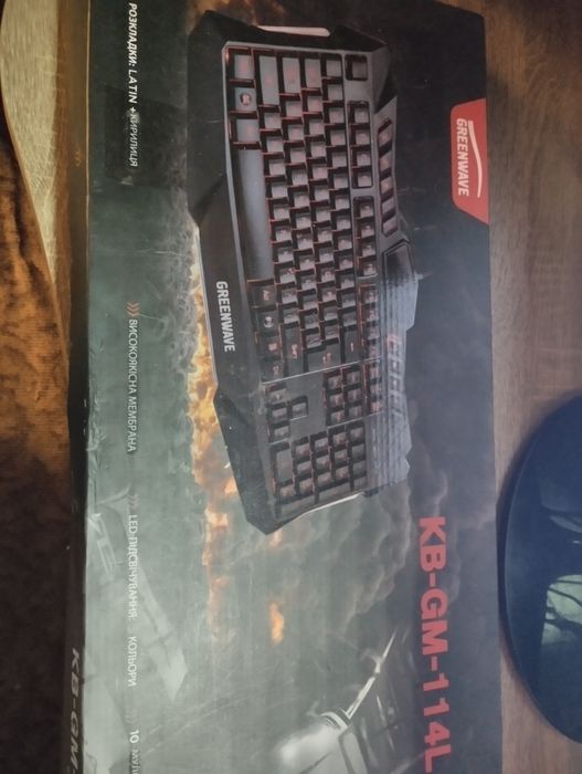 Клавиатура мембранная игровая GREENWAVE KB-GM-114L