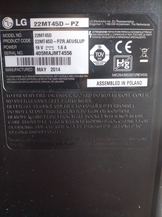 TV LG 22 polegadas436058209314426882