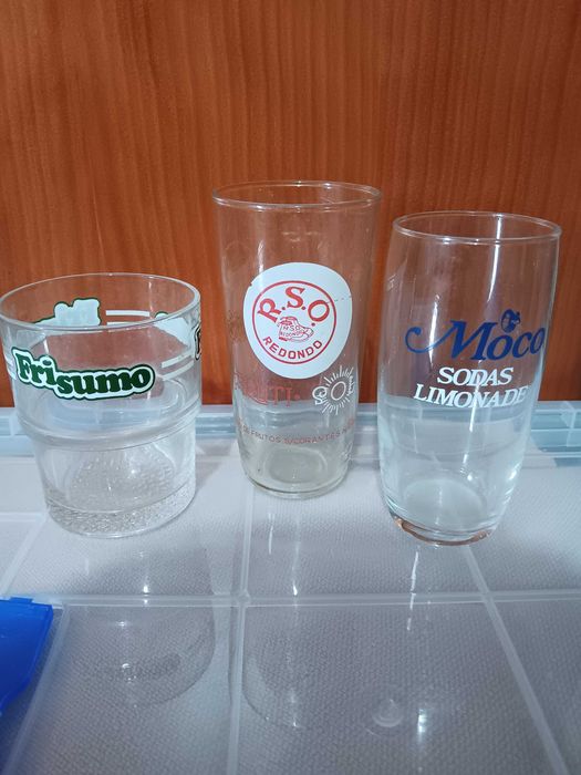 Coleção copos de bebidas