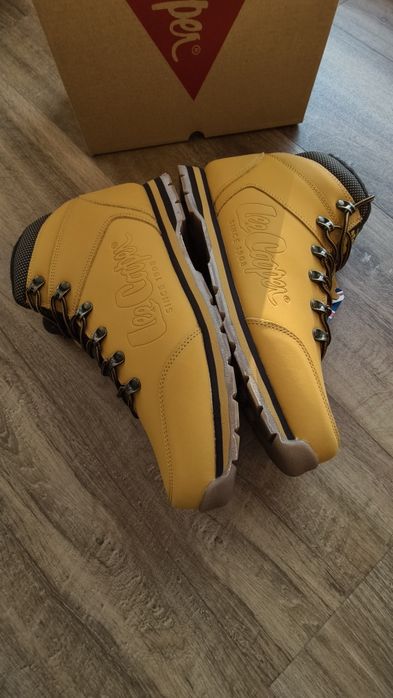 Lee Cooper Buty Męskie Camel | Skóra Naturalna | Rozm. 44 – 28,5 cm
