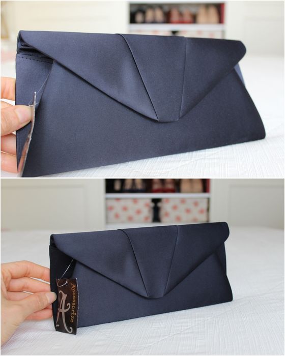 Pochet / Clutch / Bolsa azul e com lantejoulas da Accessorize, novas
