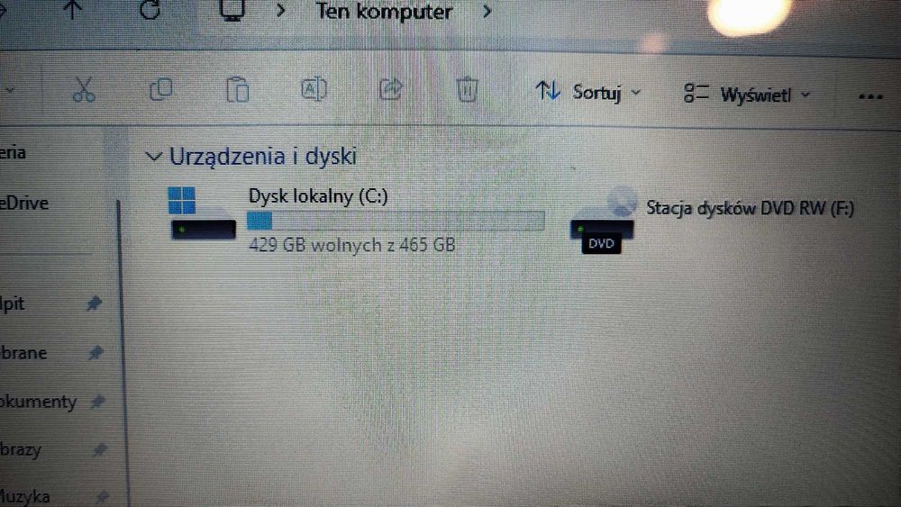 Laptop HP Pavilion 15 Note Intel Core 3 8GB RAM Dysk HDD 500 GB