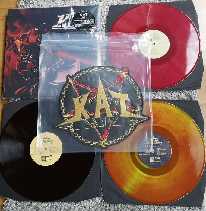 KAT 666 - 4 winyle i naszywka na plecy, wydanie kolekcjonerskie