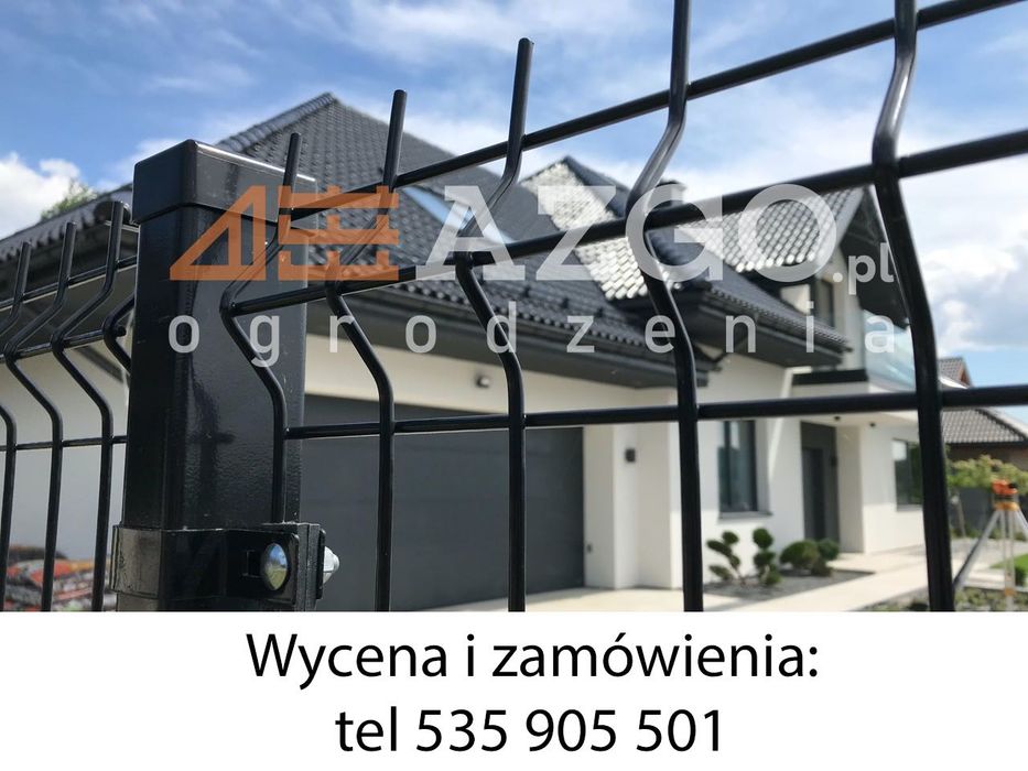 Ogrodzenie panelowe Płot siatka 3D kratowa Panele ogrodowe