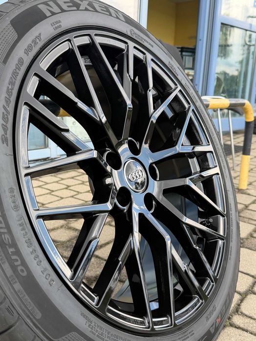 Nowe koła 18 cali Audi A3 S3 całe czarne połysk