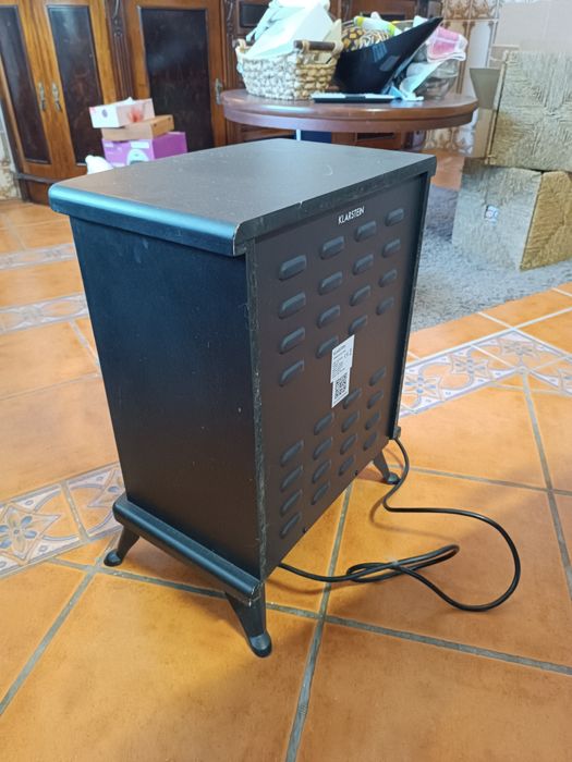 Aquecedor/ Lareira Elétrica Klarstein estilo Salamandra 1800W