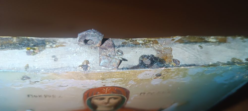 Антична ікона 1903 року писана маслом