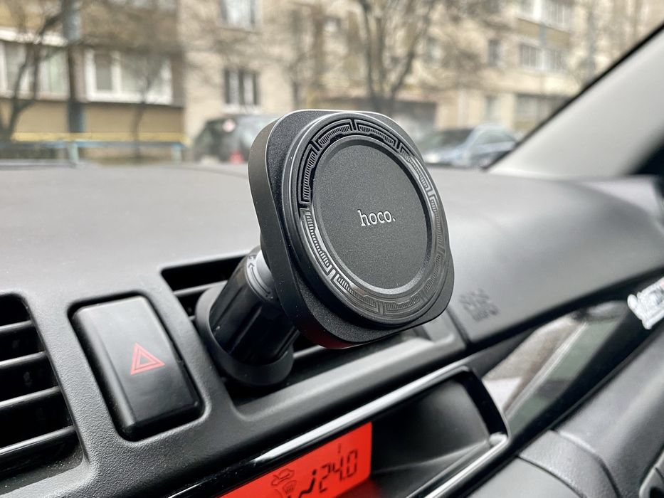 Держатель MagSafe HOCO H28 (4,5-7,0'') для iPhone 12/13/14/15/16 black