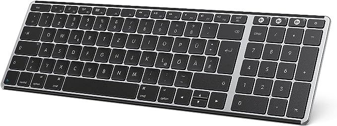 seenda Klawiatura Bluetooth do Mac/iPad/iPhone, bezprzewodowa ładowani