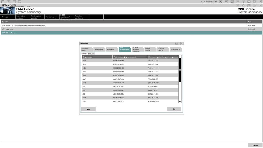 ISTA 4.59.20 PL ISPI - ICOM Next, ENET, K+Dcan - DiagsoCar