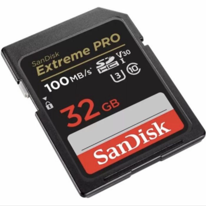 Нові! Карта пам'яті SanDisk SD 32GB C10 UHS-I U3 Extreme Pro V30