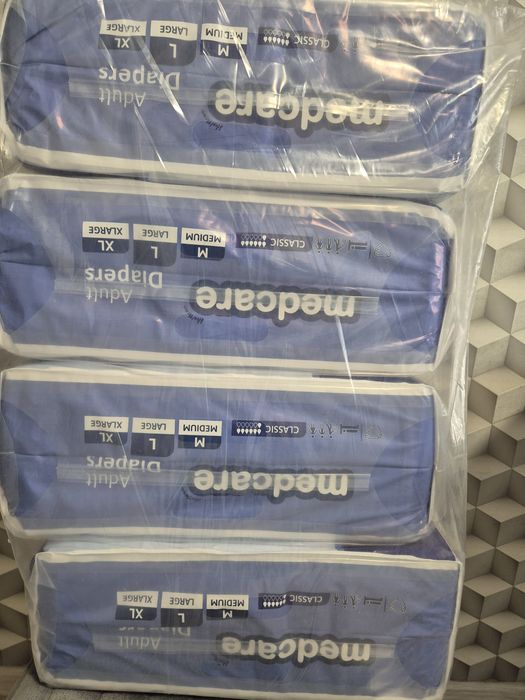Підгузки, памперси для дорослих Medcare, 8 уп.
