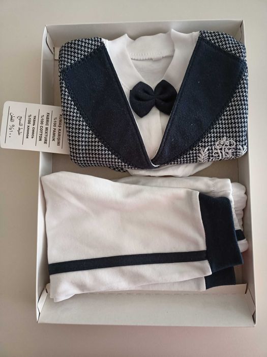 Elegancki strój dla chłopca święta, chrzest, rozm. 74