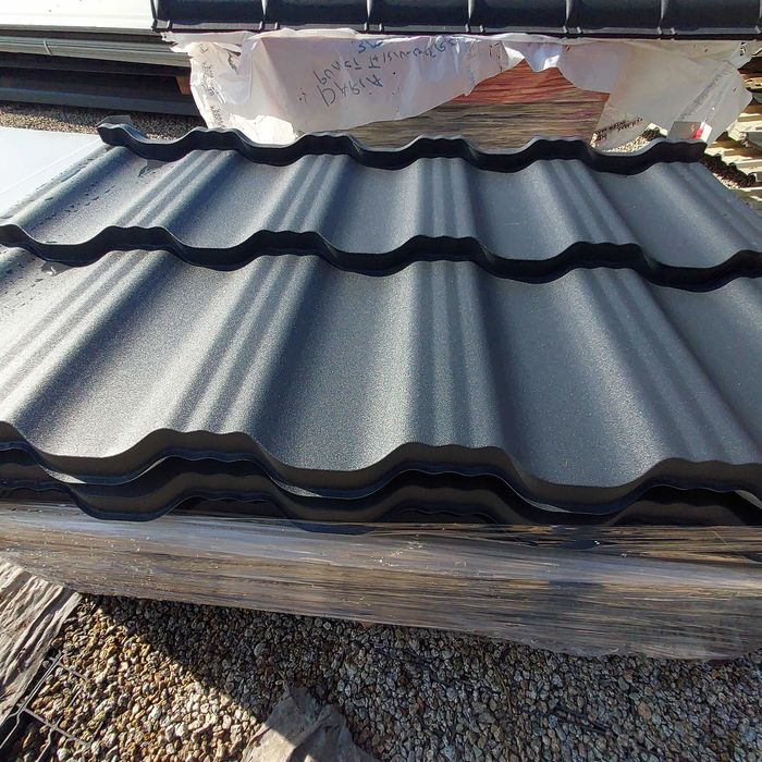 Blachodachówka grafitowa modułowa od ręki promocja !