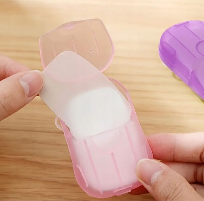 5 x Mydło w listkach 100 szt Pięć kolorów