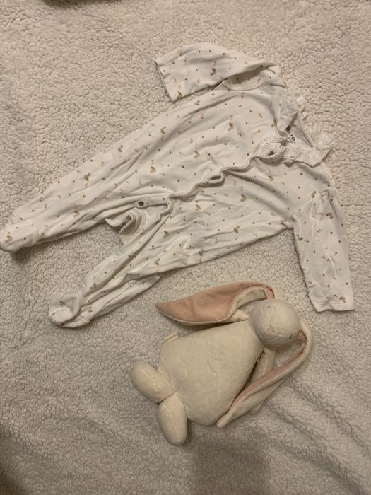 Zestaw 5 10 15 body legginsy pajac rozmiar 68