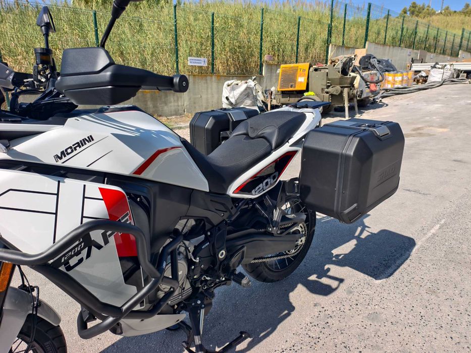 Malas Laterais Shad Terra 47L + 36L + Suporte Lateral Moto Morini X-CAPE 1200