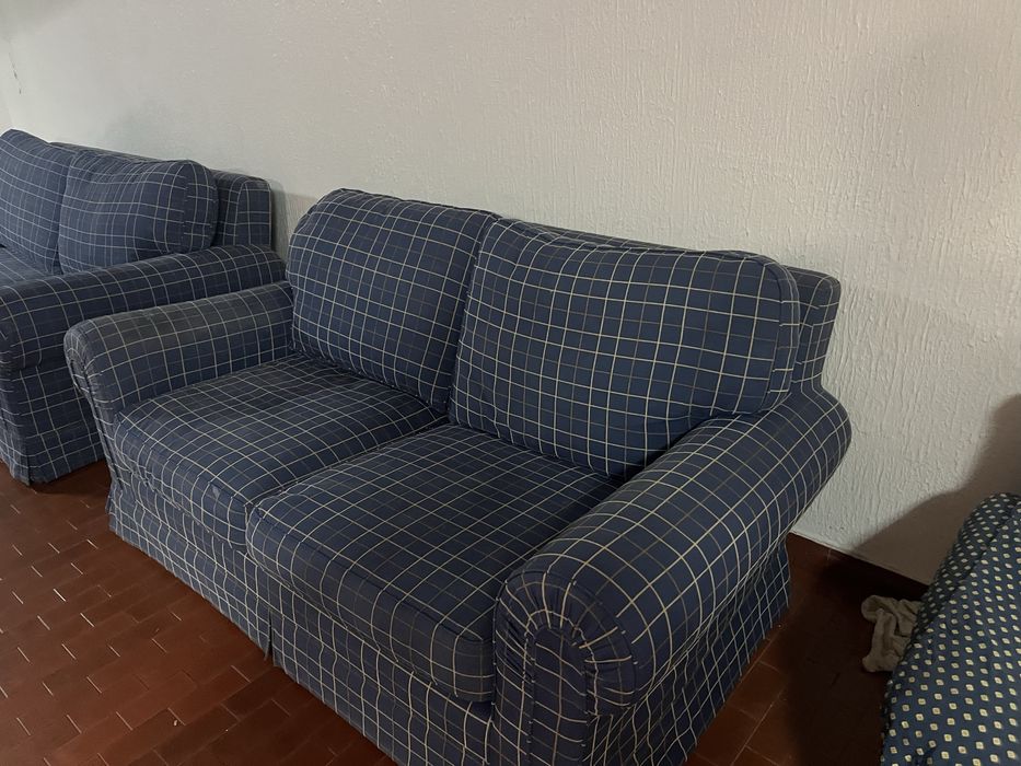 Conjunto de Sofas em tecido - dois