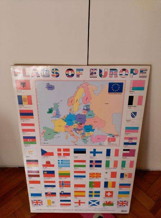 Europe Flags Poster / Framed Print64729423565954120
