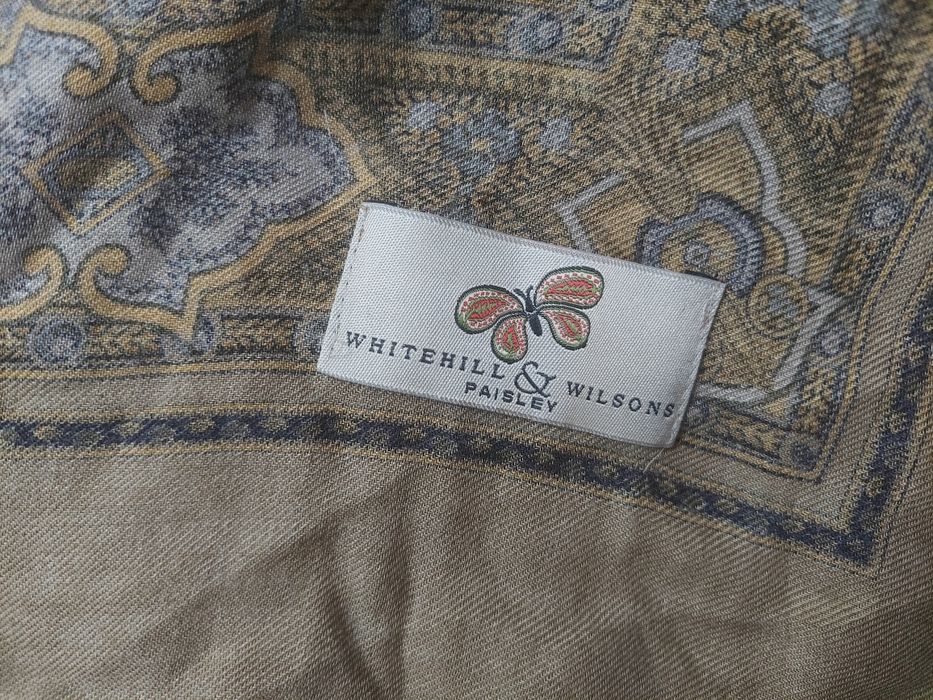 Платок шаль вінтажний paisley whitehill wilsons PASSIGATTI оригінал