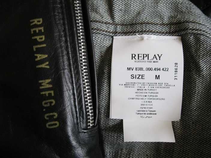 JAK nowa JEDYNA kurtka KATANA bluza REPLAY skóra S M na MOTOR diesel