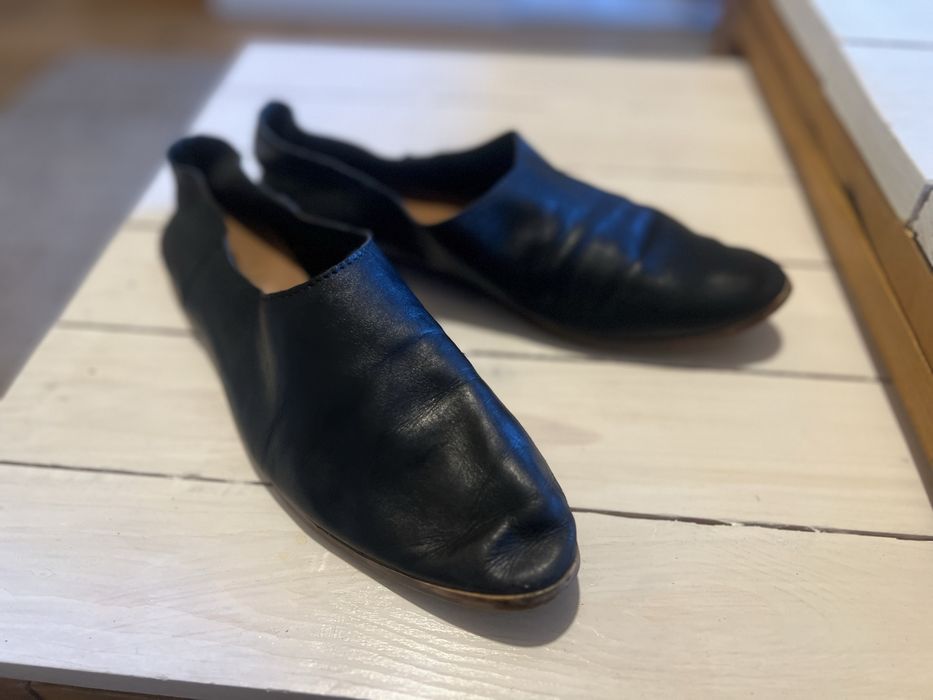 Zara skórzane buty
