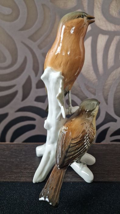 Karl ENS figurka ptaszki z porcelany