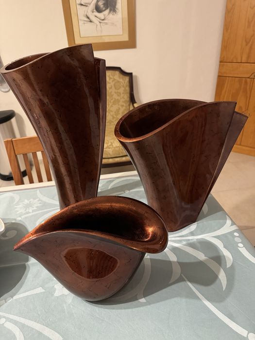 Conjunto 3 peças decorativas