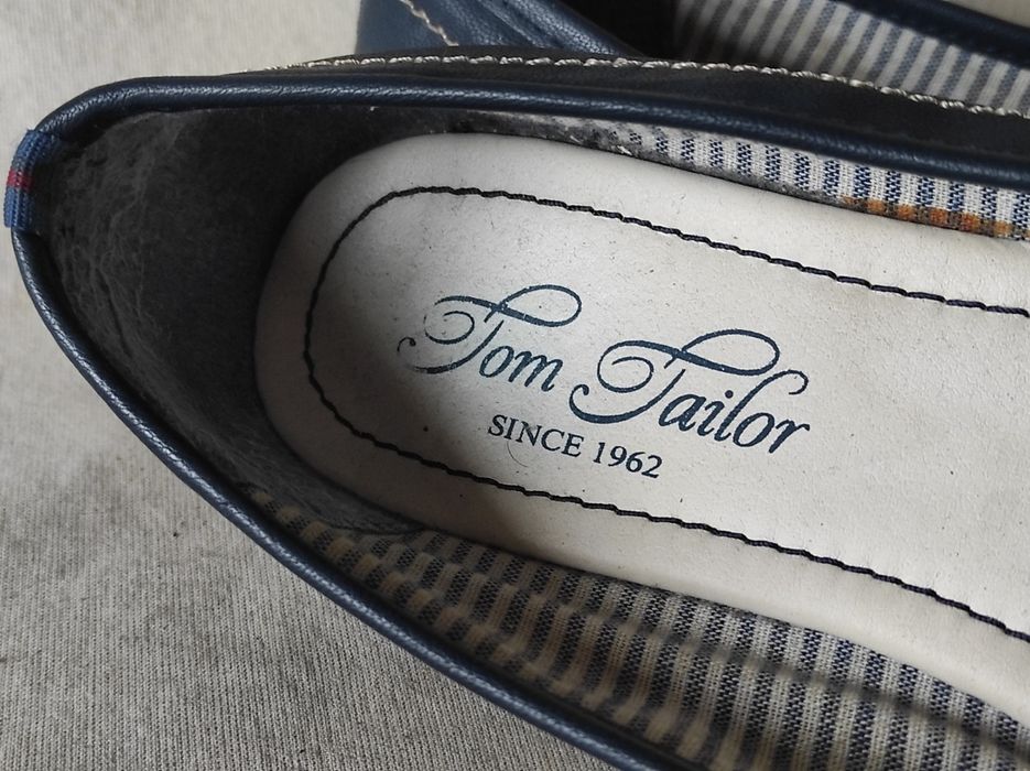 Baleriny damskie granatowe Tom Tailor nr 39