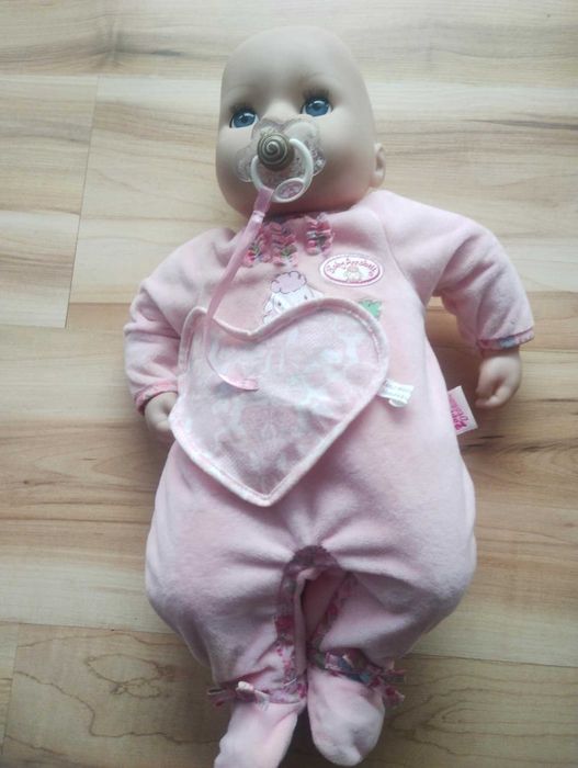 Lalka Baby Annabell  43 cm efekty dźwiękowe smoczek sliniak