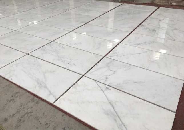 Gres BIAŁY MARMUR poler 120x60 WYSOKI POŁYSK gat.I