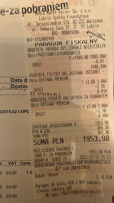 Prostownica Dyson coralle HS07