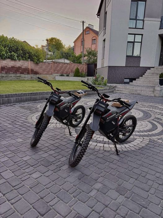 Пітбайк електричний Corso Storm E-3000 Rally SM-42506 - Гарантія 12 місяців, двигун 2999W, акумулятор літієвий 72V27AH