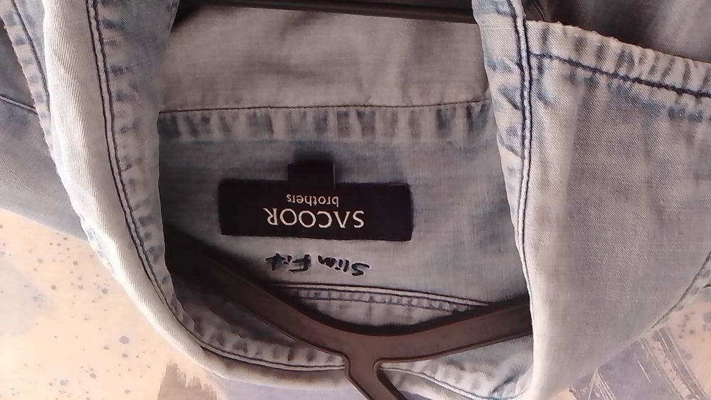 Camisa de ganga Sacoor nova,sem uso