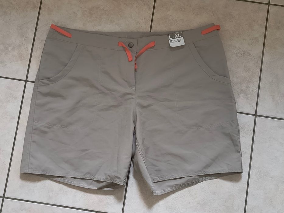 Nowe krótkie spodenki szorty turystyczne damskie Quechua  L/XL góry turystyka lekkie cienkie na lato