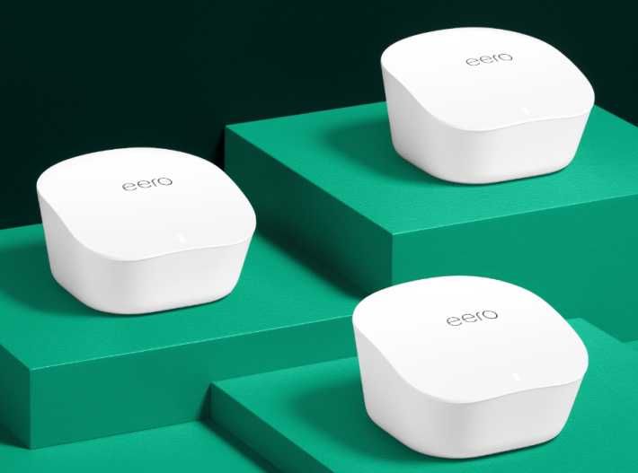 Комплект Amazon Eero Mesh 3 WiFi роутера 802.11ac AC1300 2.4+5 ГГц