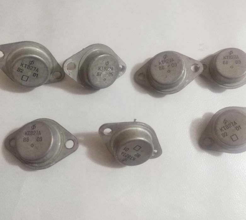 Tранзистори: КТ803А; КТ827А; КD3055Tesla;KT828A; 5NU73Tesla;KD503Tesla