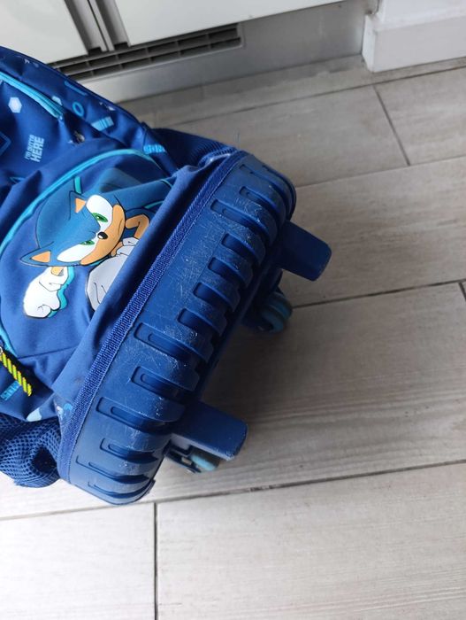 Mochila Sonic Conjunto Escolar Mochila + Lancheira + Estojo