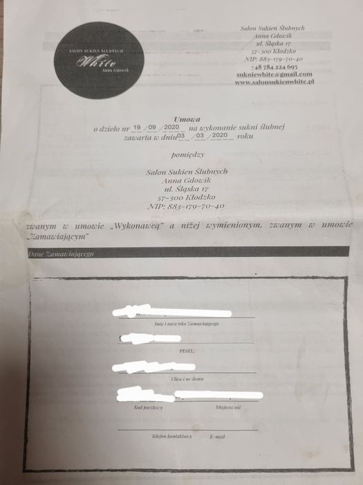 Suknia ślubna śliczna