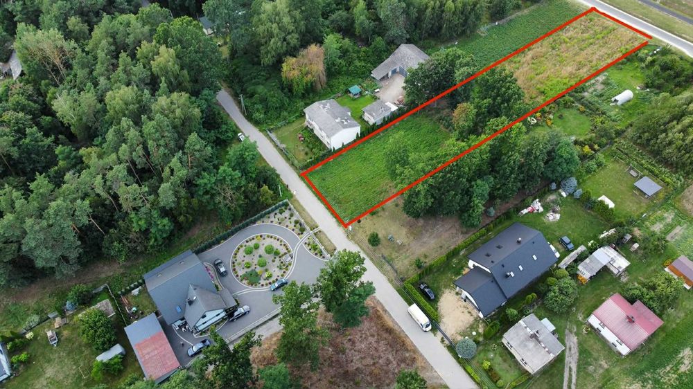 Działka 2700 m² z mediami – Mościbrody blisko Siedlec