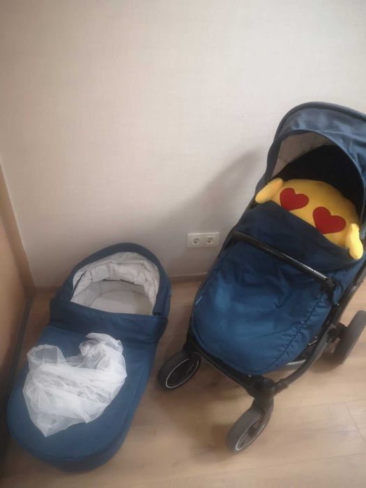 Продам коляску x-lander x-cite Petrol blue 2в1 універсальна