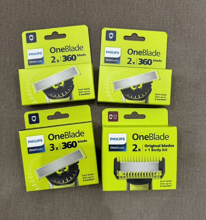 One Blade Philips оригінальні змінні леза насадки