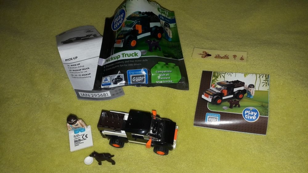 Klocki Playtive - Pickup truck