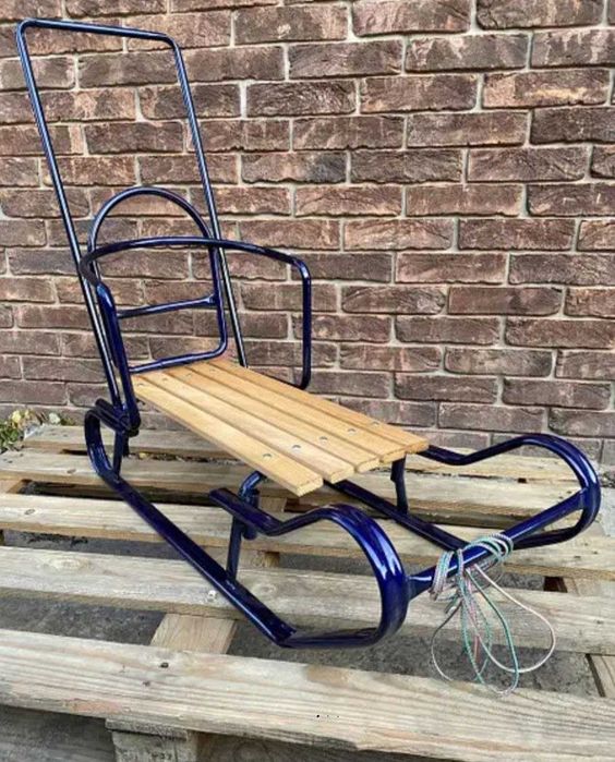 Королівські Сани сині Санки Королевские